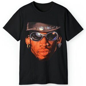Dennis Rodman Cowboy 1997 Retro Basketball Fan Collector Classic Graphic T-Shirt